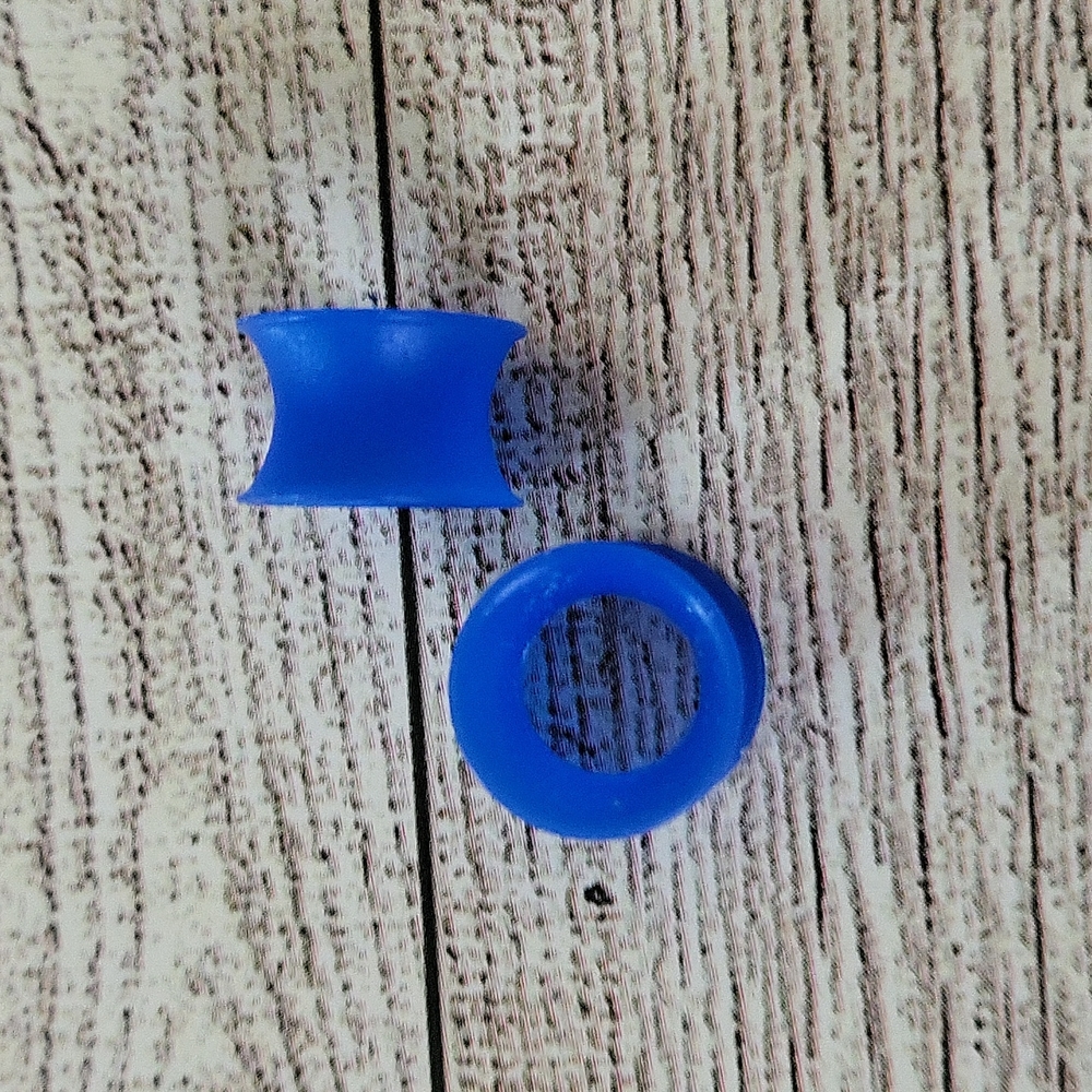 00g Blue Kaos Silicone Ear Skin Eyelets
